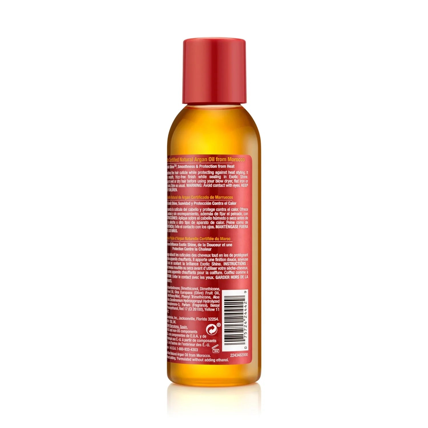 Crème of Nature Smooth & Shine Polisher Heat Protectant Hair Serum with Argan Oil, 4 oz x-pression