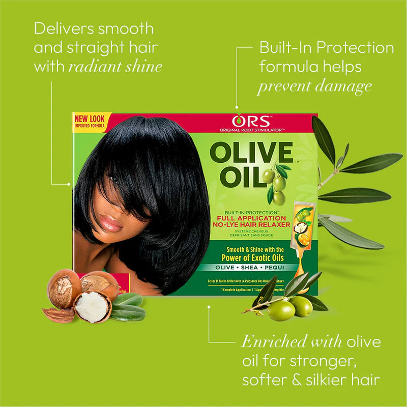 ORS Olive Oil No-LYE Relaxer Kit Normal New Look x-pression