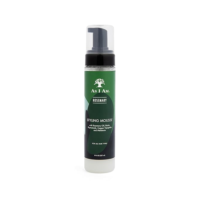 As I Am Rosemary Styling Mousse , 8 Fl Oz (237 ml) x-pression