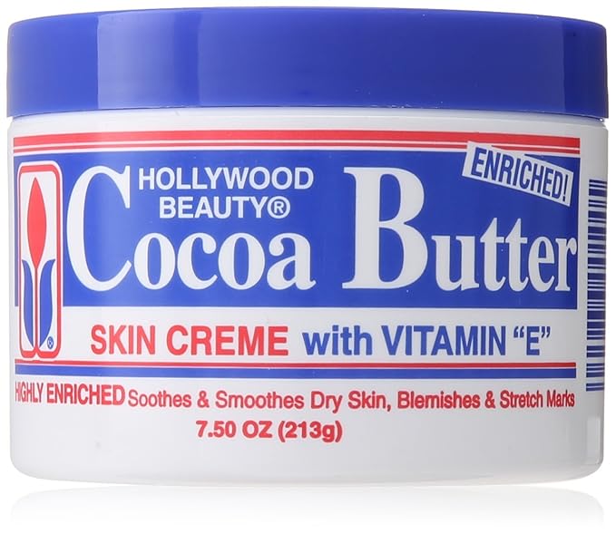 Hollywood Beauty Cocoa Butter Skin Cream With Vitamin E - Enrich, Soothe, & Smooth Dry Skin x-pression