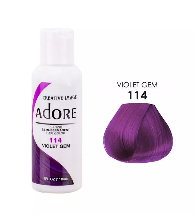 Adore Semi Permanent Hair Dye Alcohol Free Color | All Shades x-pression