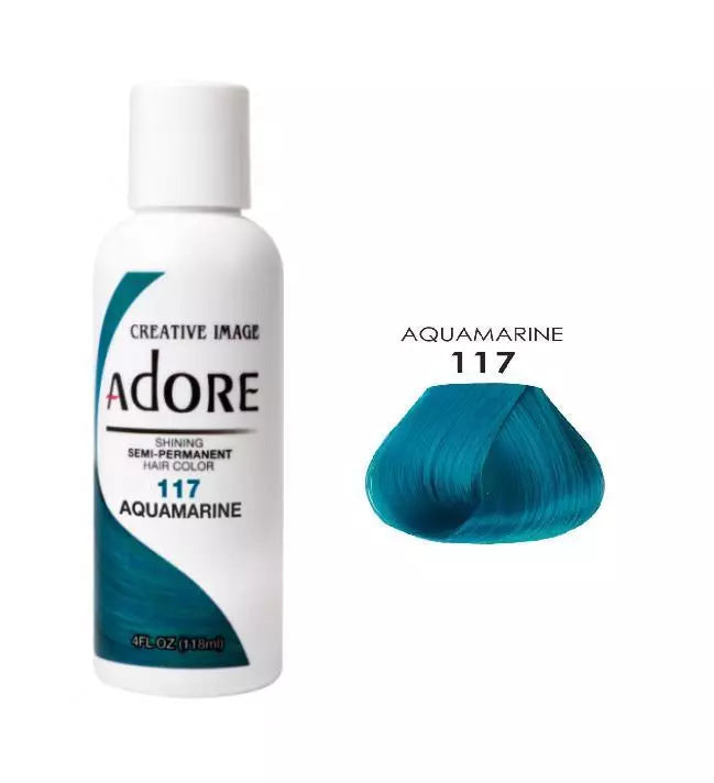 2 X ADORE SEMI PERMANENT HAIR DYE COLOR AMMONIA PEROXIDE ALCOHOL FREE 118 ML x-pression