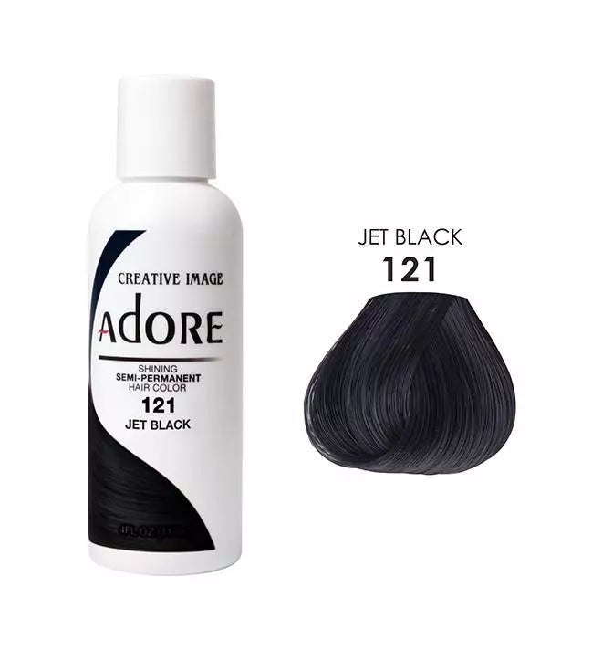 2 X ADORE SEMI PERMANENT HAIR DYE COLOR AMMONIA PEROXIDE ALCOHOL FREE 118 ML x-pression
