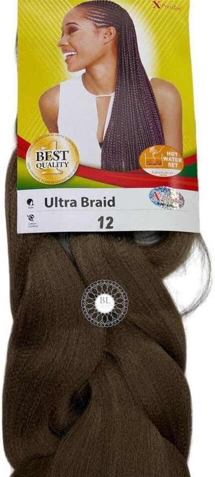 X-PRESSION Ultra Braiding Hair - Original Kanekalon, All Shade Available - 82'' x-pression