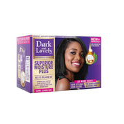 Dark and Lovely Superior Moisture Plus Hair Straightening cream Relaxer, Super x-pression