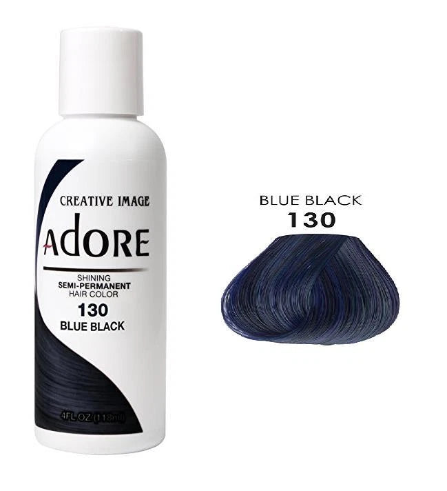 2 X ADORE SEMI PERMANENT HAIR DYE COLOR AMMONIA PEROXIDE ALCOHOL FREE 118 ML x-pression