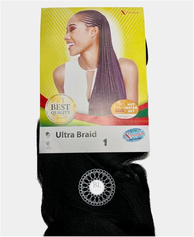 X-PRESSION Ultra Braiding Hair - Original Kanekalon, All Shade Available - 82'' x-pression