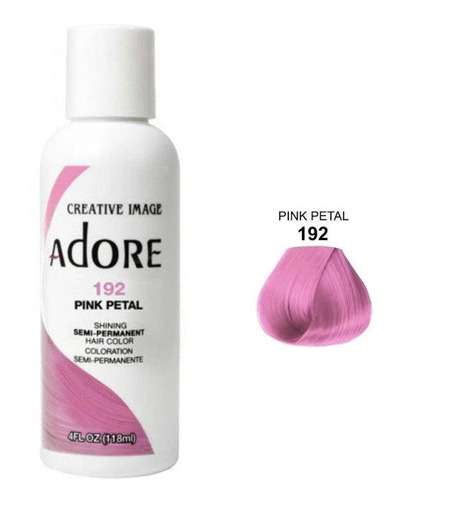 2 X ADORE SEMI PERMANENT HAIR DYE COLOR AMMONIA PEROXIDE ALCOHOL FREE 118 ML x-pression
