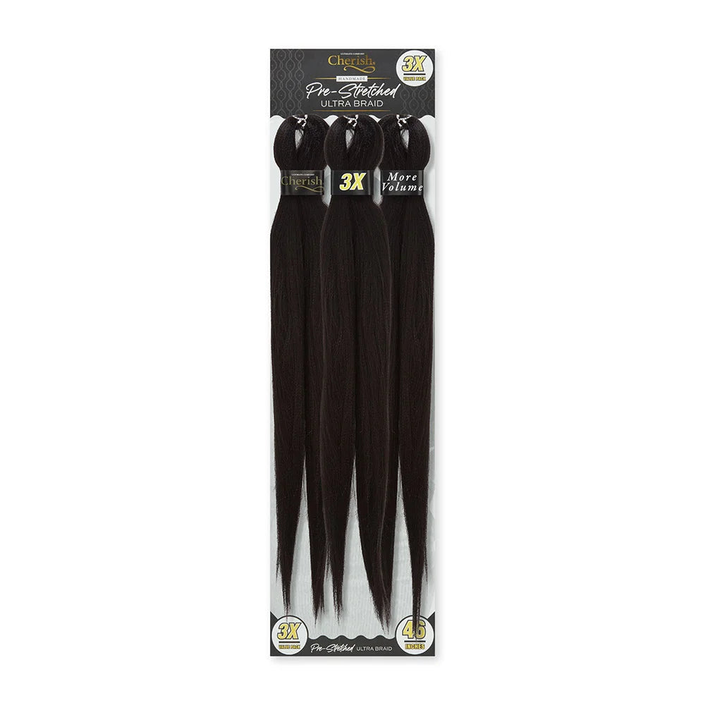 Cherish Pre Stretched Ultra Braid 46" 3x Pack Value Braid x-pression