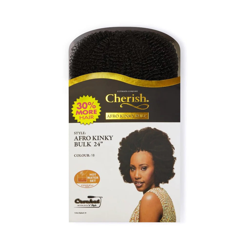 Cherish Bulk - Afro Kinky Bulk 24" Inches Length x-pression
