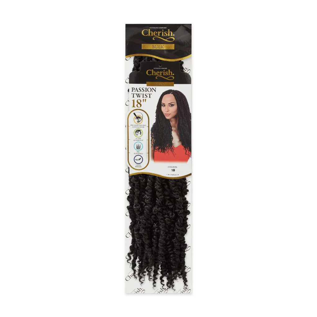 Cherish Passion Twist Braiding Hair Crochet Hair Braid 18" Length x-pression