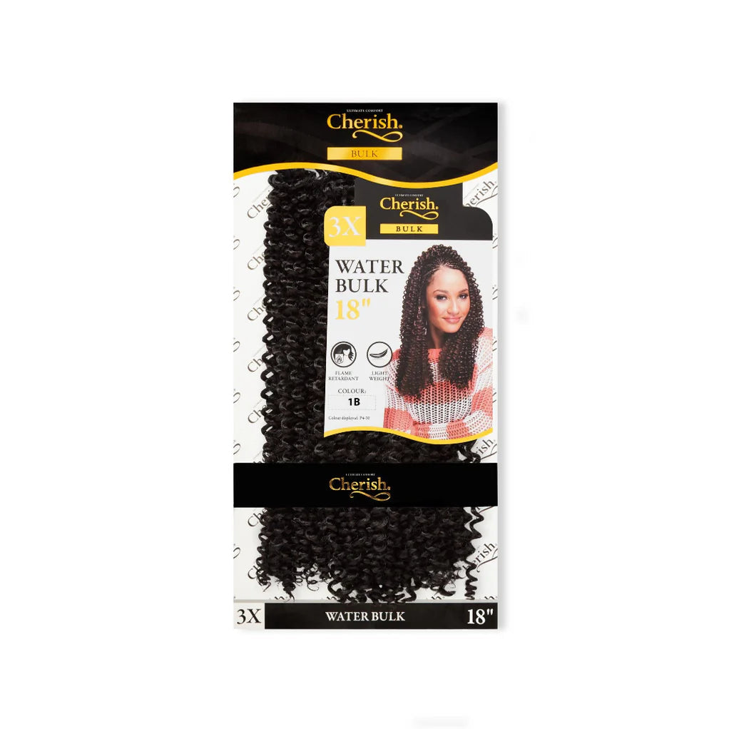 Cherish Water Wave Bulk Crochet Hair 3x Value Pack 14" & 18" inches x-pression