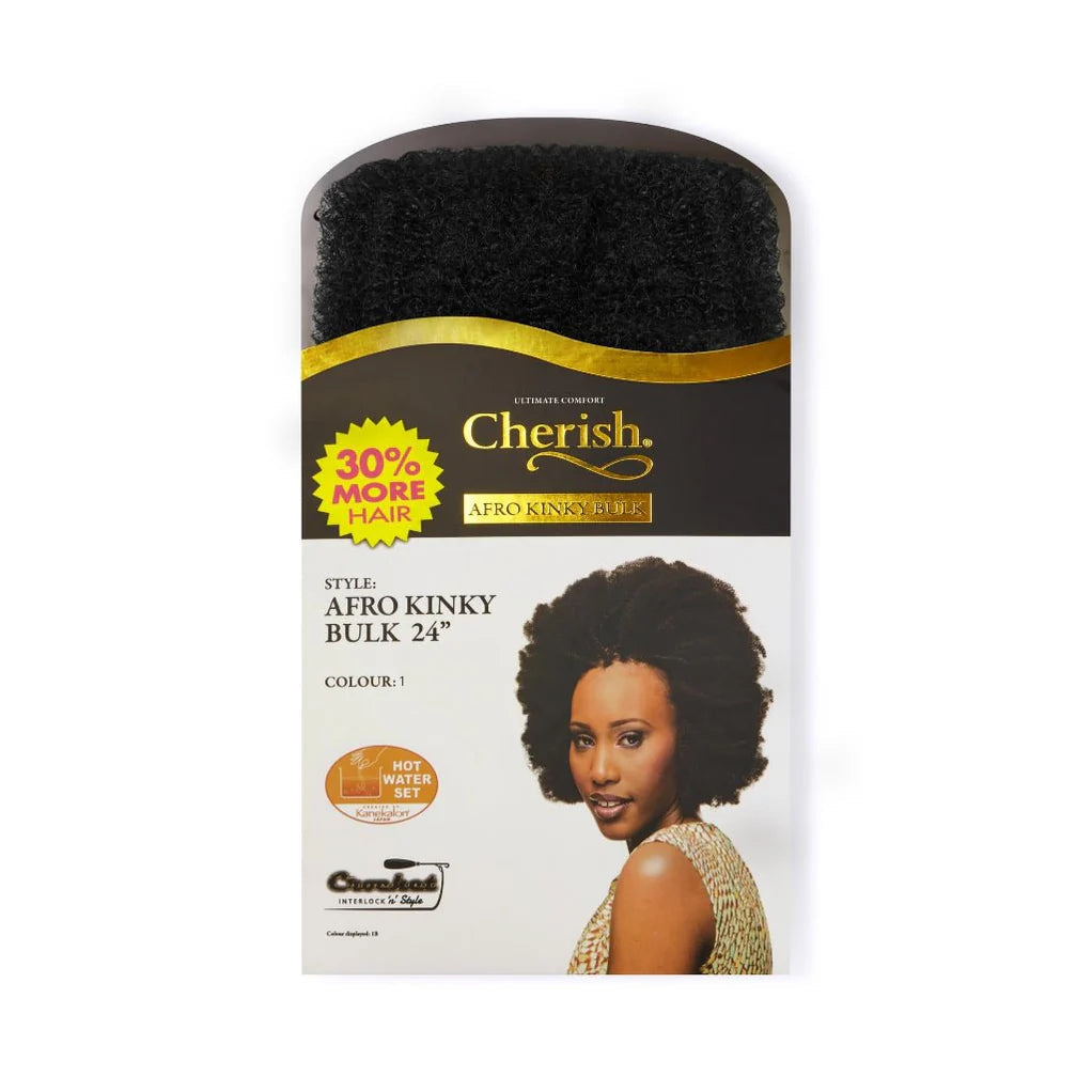 Cherish Bulk - Afro Kinky Bulk 24" Inches Length x-pression