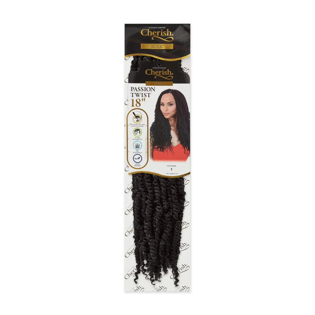 Cherish Passion Twist Braiding Hair Crochet Hair Braid 18" Length x-pression