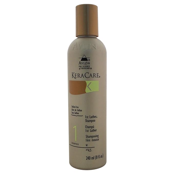 KeraCare Avlon 1st Lather Shampoo, 8 Ounce