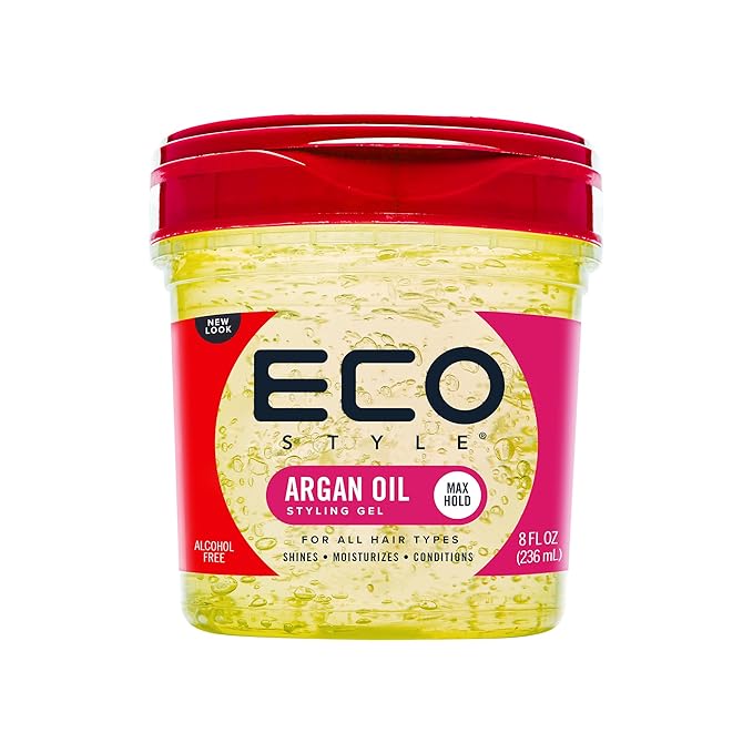 Ecoco Style Professional Styling Gel with Argan Oil - Moisturizing, Weightless, All-day Shine x-pression