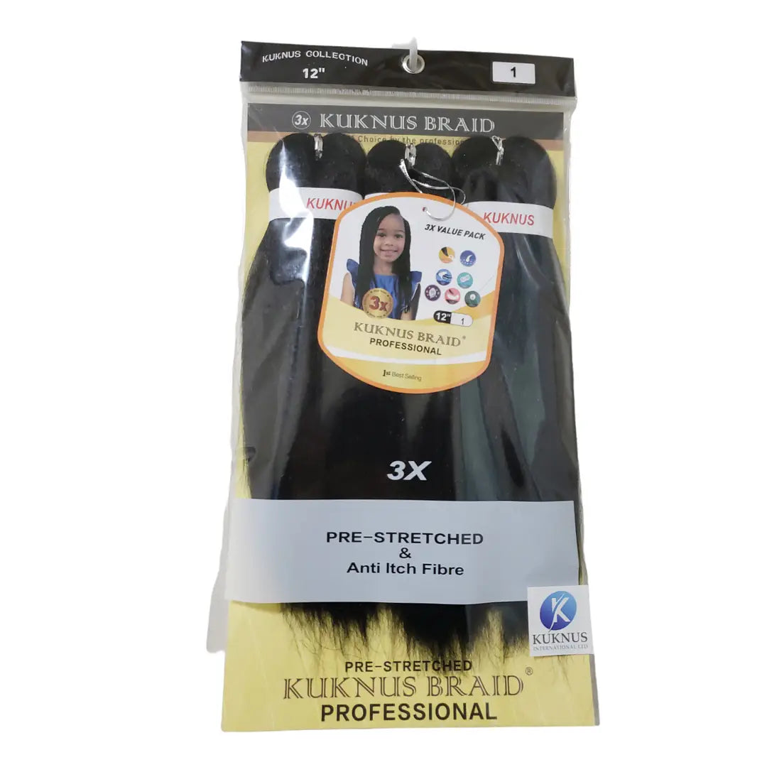 Sensationnel 3X RUWA pre-stretched braid 12"  (KIDS) x-pression