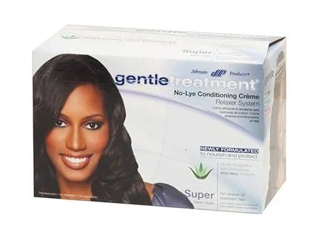 Johnson Gentle Super Treatment No-lye Conditioning Crème Relaxer System,Super x-pression