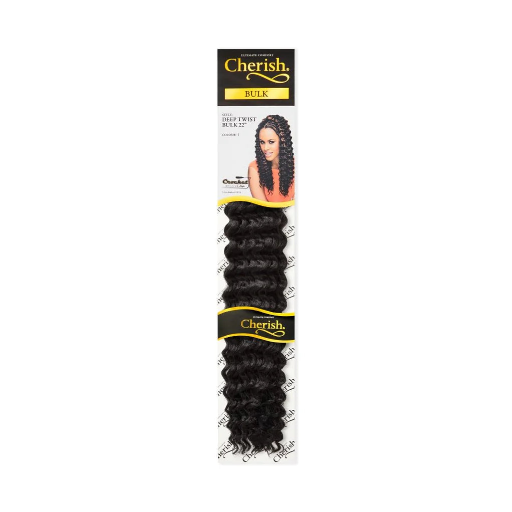 Cherish Deep Twist Bulk 22'' Synthetic Hair Braids All Colors x-pression