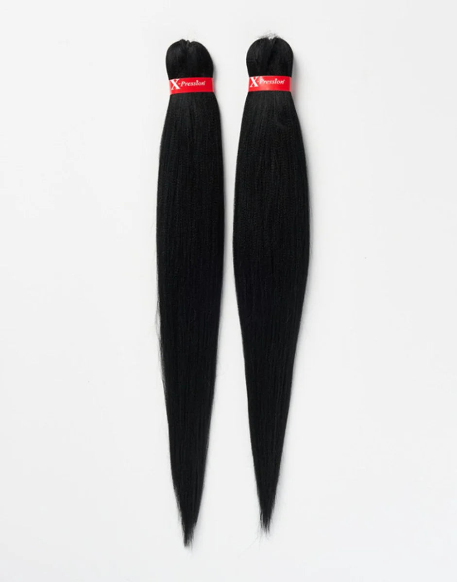 X Pression Pre Stretched Ultra Braid 2x Pack 46" Length Extensions x-pression