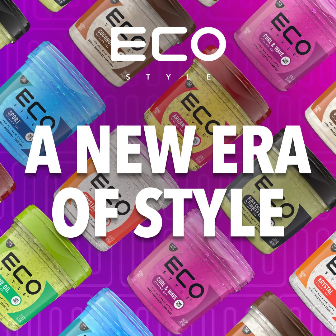 Ecoco Style Professional Styling Gel with Argan Oil - Moisturizing, Weightless, All-day Shine x-pression