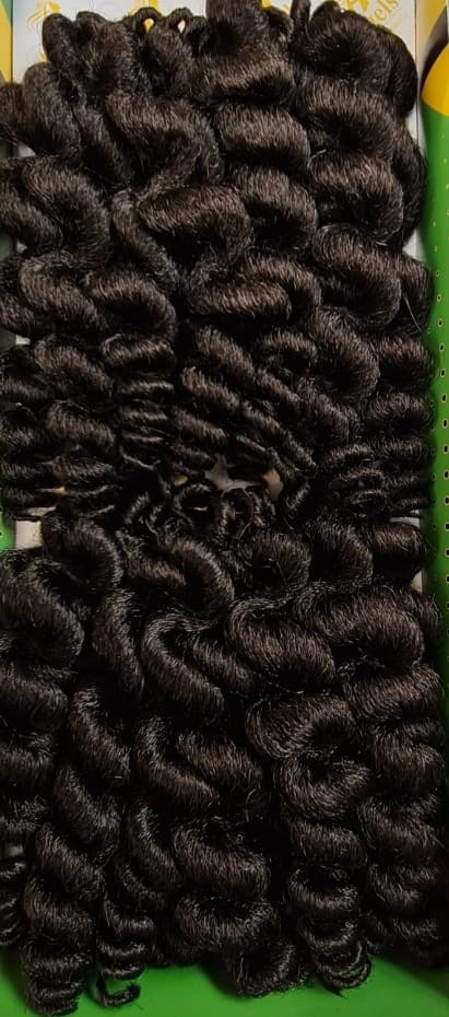 Angels Jamaican Bounce Crochet Hair Jumpy Wand Curl Crochet Braids Hair Synthetic x-pression