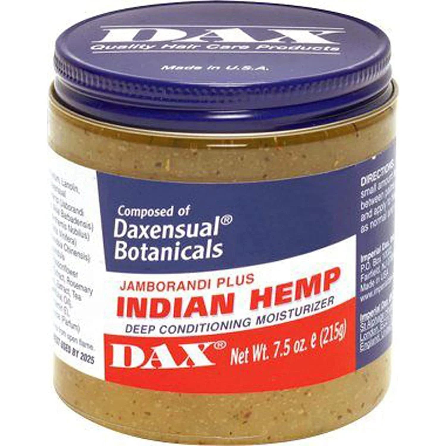 DAX Indian Hemp Deep Conditioning Moisturizer, Unscented, 7.5 Ounce | 14 Ounce x-pression