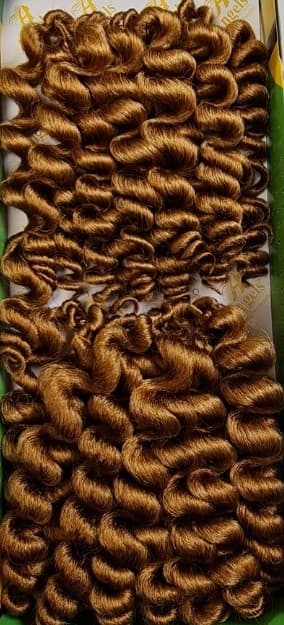 Angels Jamaican Bounce Crochet Hair Jumpy Wand Curl Crochet Braids Hair Synthetic x-pression