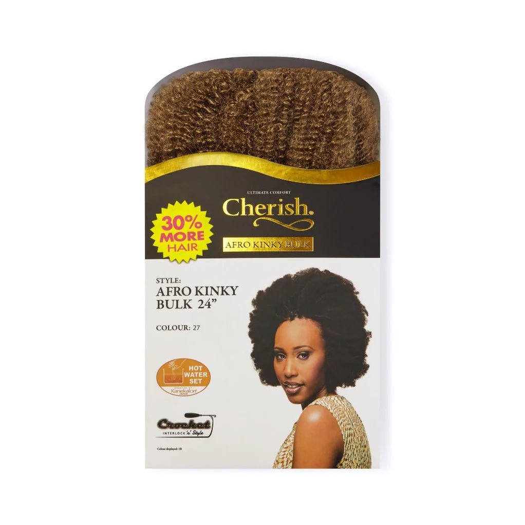 Cherish Bulk - Afro Kinky Bulk 24" Inches Length x-pression