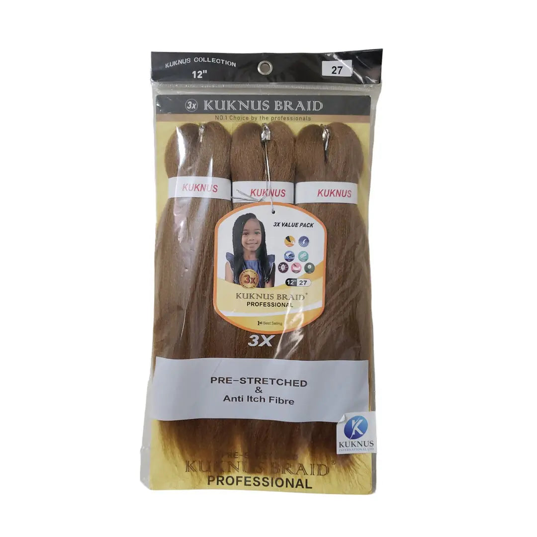 Sensationnel 3X RUWA pre-stretched braid 12"  (KIDS) x-pression