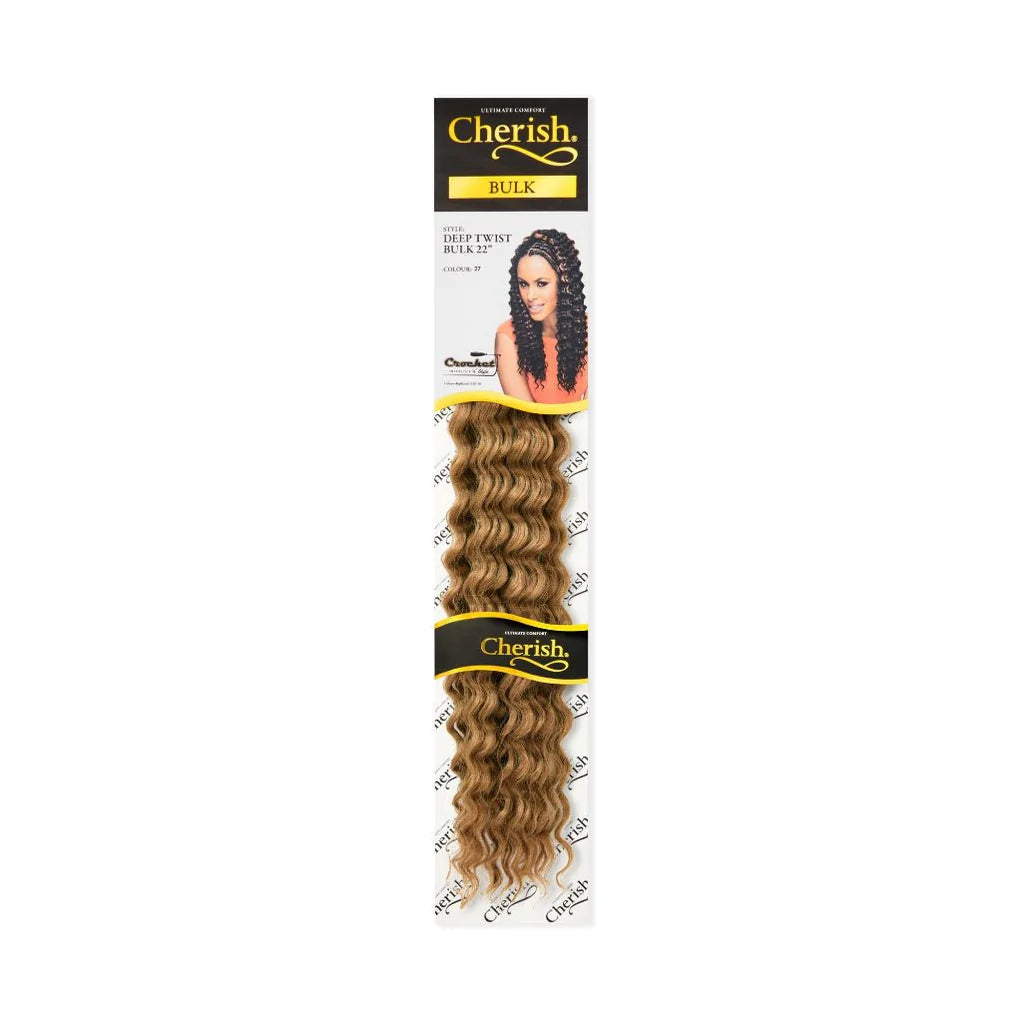 Cherish Deep Twist Bulk 22'' Synthetic Hair Braids All Colors x-pression