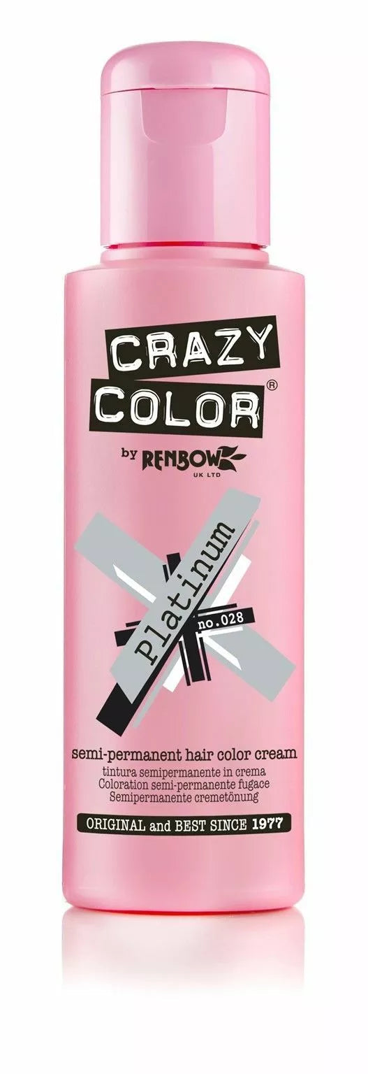 Crazy Color Semi Permanent Hair Colour Cream - 100 ml - All Colors x-pression