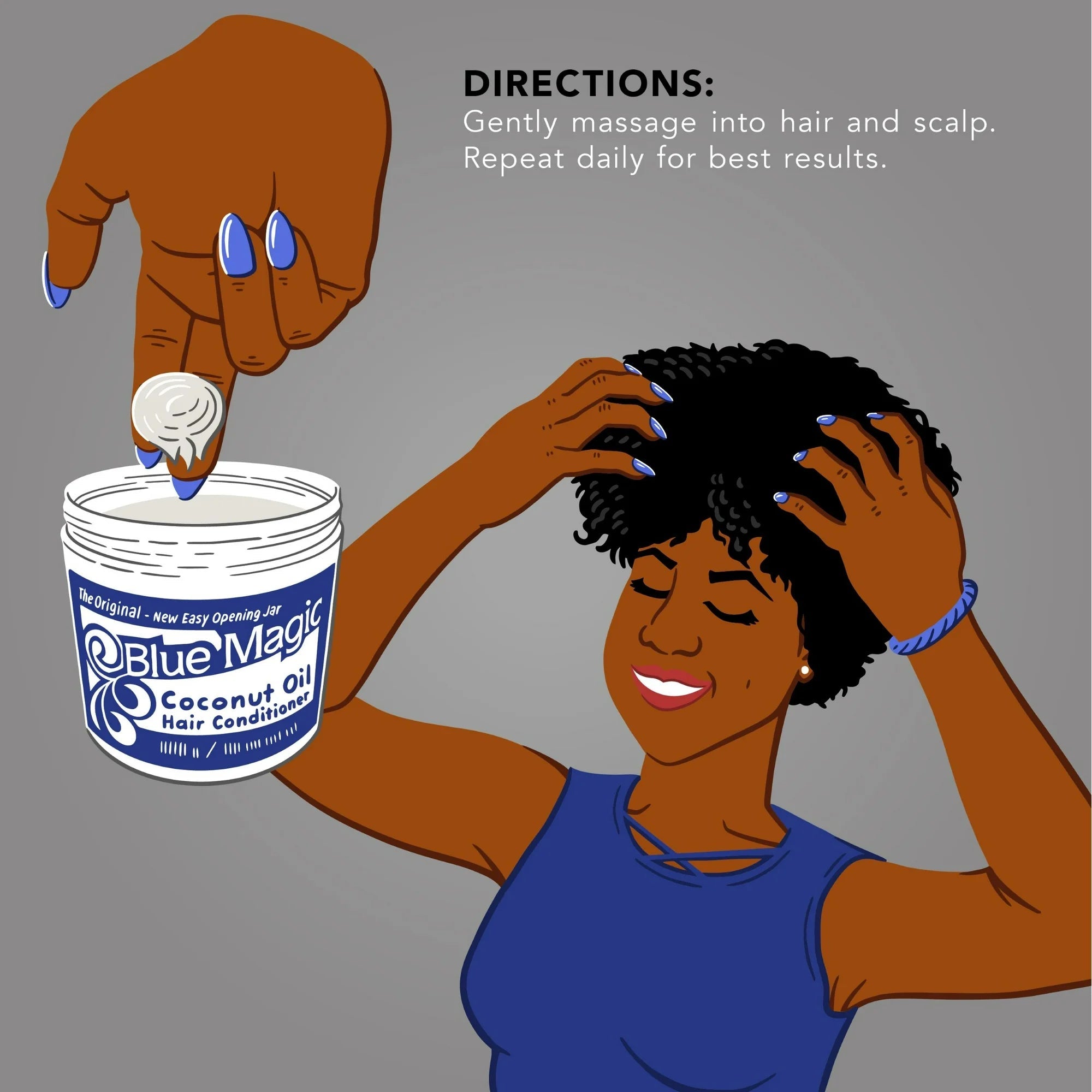 Blue Magic Coconut Oil Hair Conditioner, 12 oz. x-pression