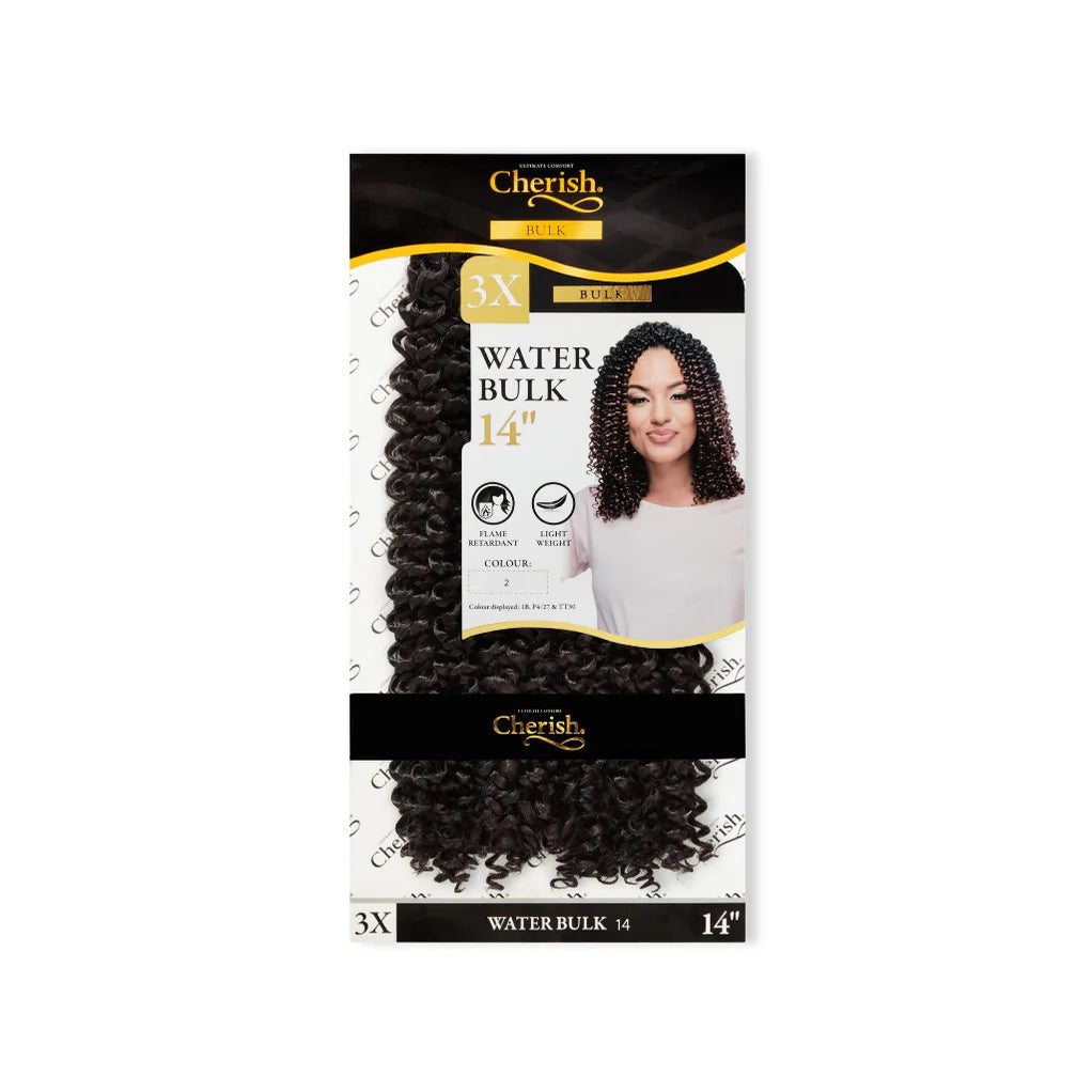 Cherish Water Wave Bulk Crochet Hair 3x Value Pack 14" & 18" inches x-pression