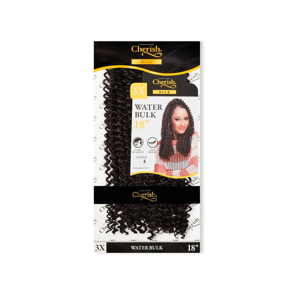Cherish Water Wave Bulk Crochet Hair 3x Value Pack 14" & 18" inches x-pression