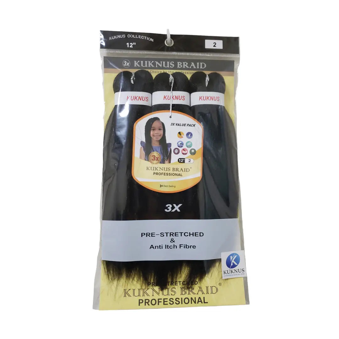 Sensationnel 3X RUWA pre-stretched braid 12"  (KIDS) x-pression