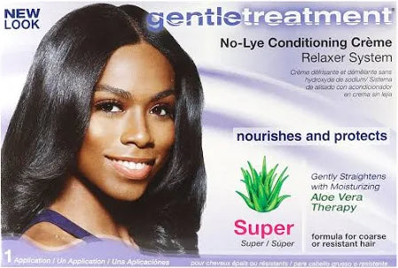 Johnson Gentle Super Treatment No-lye Conditioning Crème Relaxer System,Super x-pression