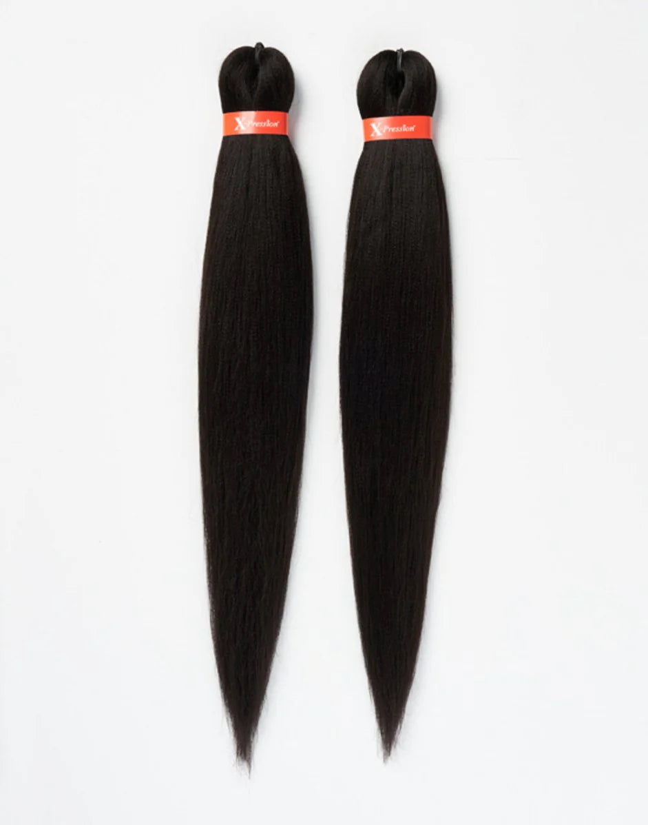 X Pression Pre Stretched Ultra Braid 2x Pack 46" Length Extensions x-pression