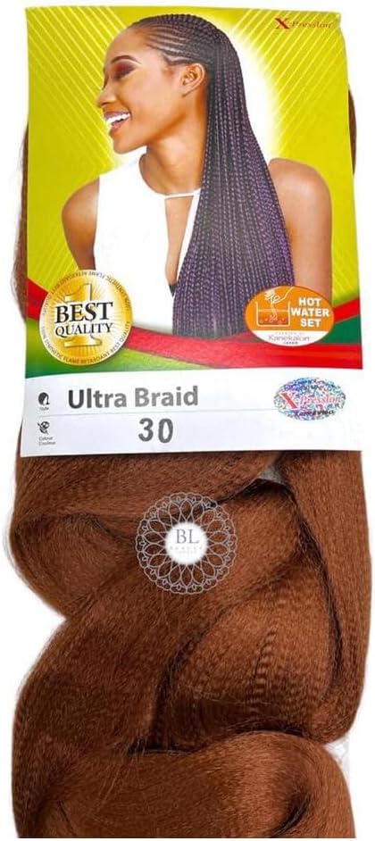 X-PRESSION Ultra Braiding Hair - Original Kanekalon, All Shade Available - 82'' x-pression