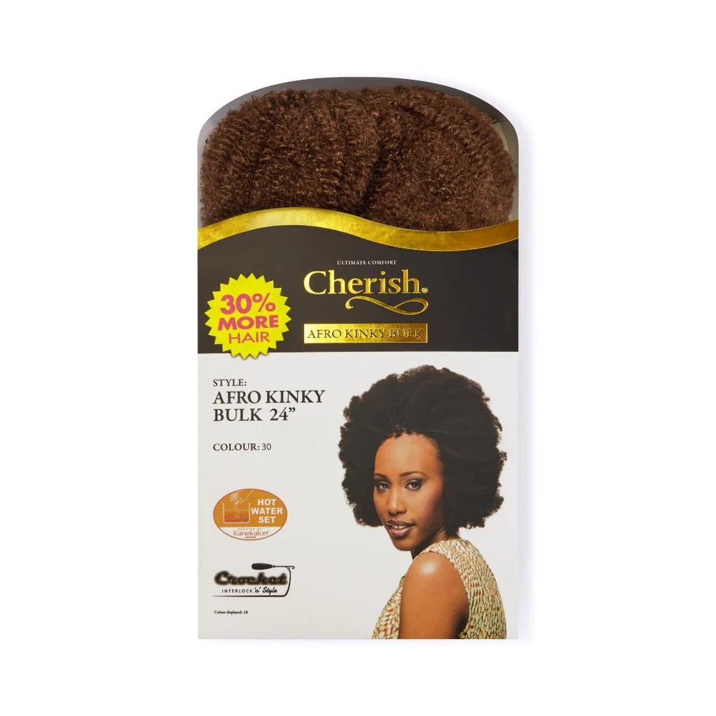 Cherish Bulk - Afro Kinky Bulk 24" Inches Length x-pression