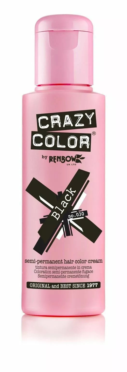 Crazy Color Semi Permanent Hair Colour Cream - 100 ml - All Colors x-pression
