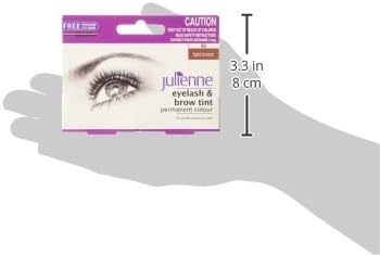 Julienne Eyelash and Eyebrow Permanent Light Brown 04 Colour Tint 15ml x-pression