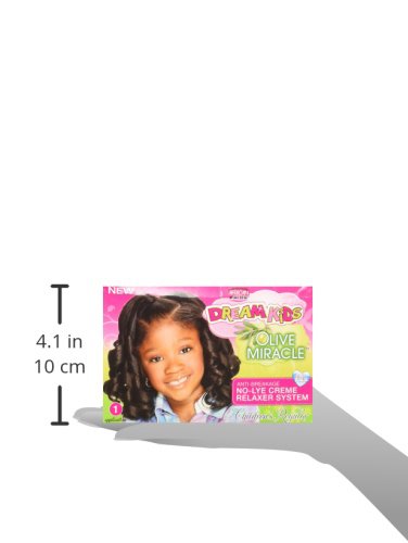 African Pride Dream Kids Olive Miracle Relaxer Kit, Regular x-pression