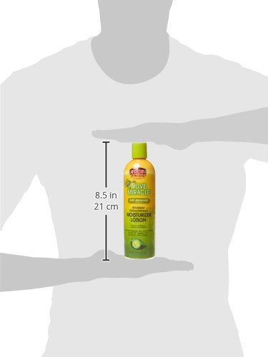 African Pride Olive Miracle Moisturizer Lotion, 12 oz, 355 mL x-pression