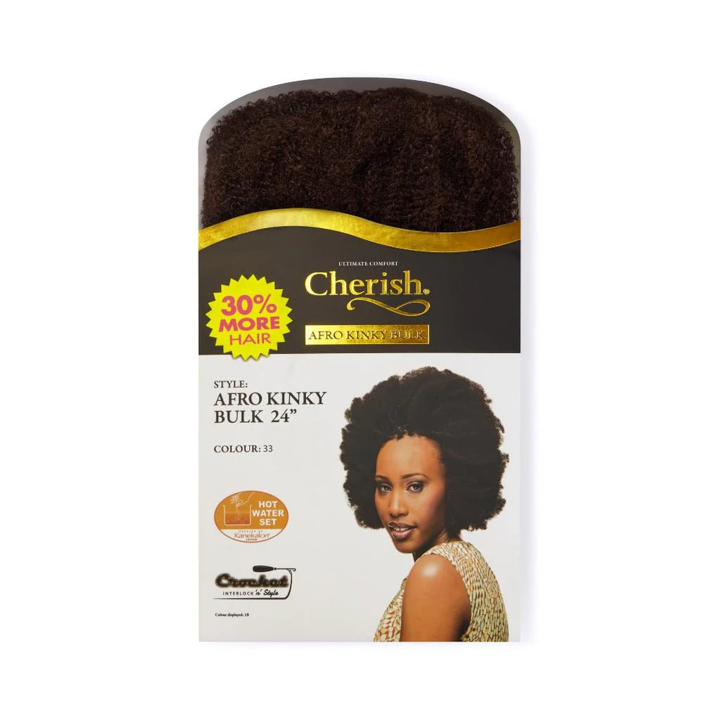 Cherish Bulk - Afro Kinky Bulk 24" Inches Length x-pression