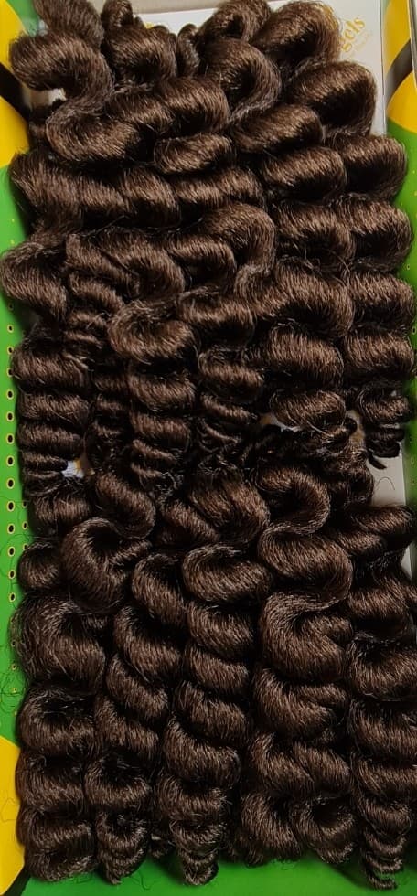 Angels Jamaican Bounce Crochet Hair Jumpy Wand Curl Crochet Braids Hair Synthetic x-pression