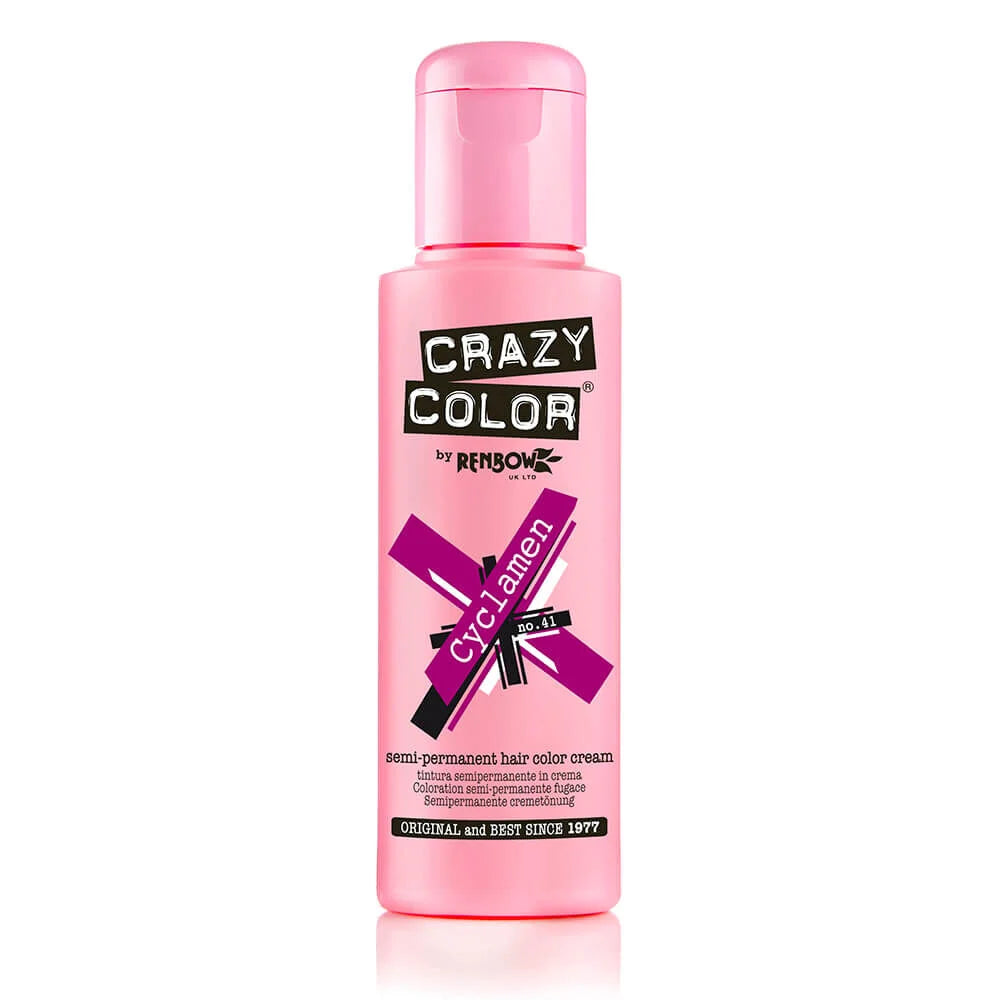 2X CRAZY COLOR SEMI PERMANENT HAIR DYE 100ml - All Colours x-pression