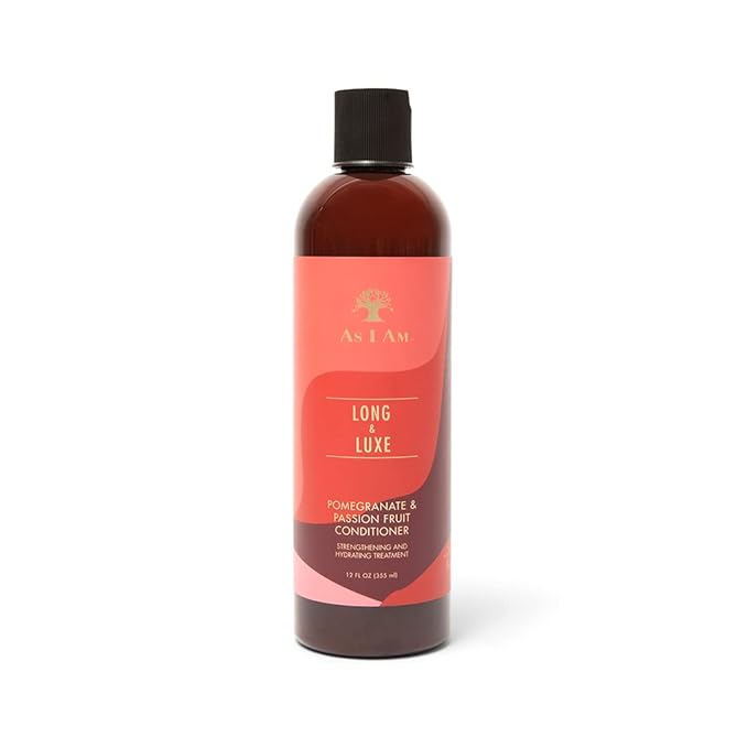 As I Am Long And Luxe Pomegranate & Passion Fruit Conditioner, 12 Oz, 355 mL x-pression