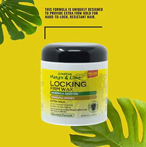 Jamaican Mango & Lime Resistant Formula Locking Firm Wax, 6 Ounce x-pression