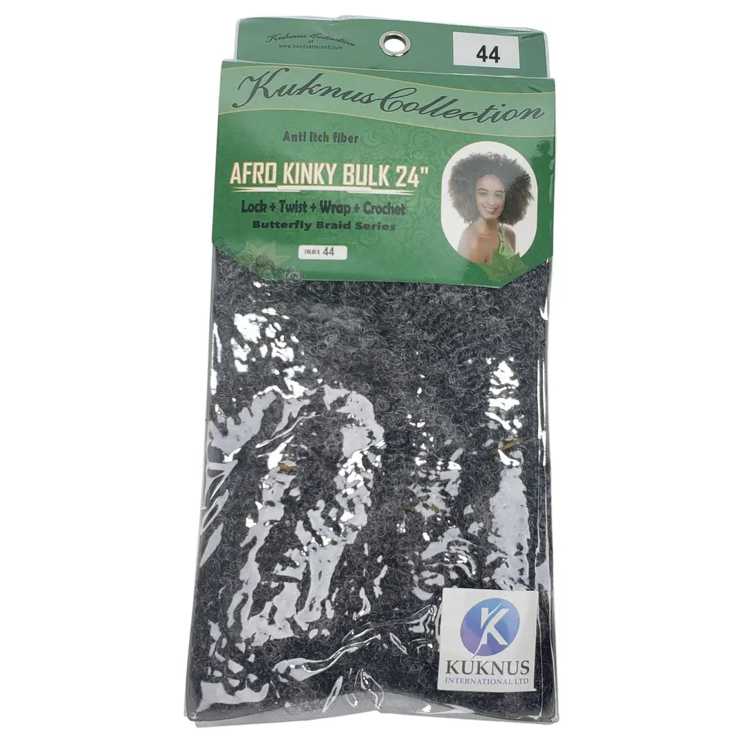 Kuknus Collection Afro Kinky Bulk Afro Twist Hair Extensions 24" Anti itch Fiber x-pression